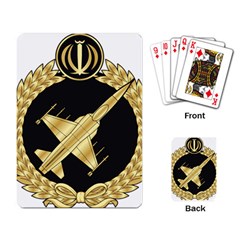 Iranian Air Force F-5 Fighter Pilot Wing Playing Cards Single Design by abbeyz71