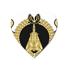 Iranian Air Force F-14 Fighter Pilot Wing Heart Magnet by abbeyz71