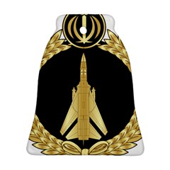 Iranian Air Force Sukhoi Su-24 Fighter Pilot Wing Bell Ornament (two Sides) by abbeyz71