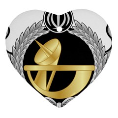 Iran Air Defense Telecom Command Badge Ornament (heart) by abbeyz71