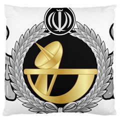 Iran Air Defense Telecom Command Badge Large Flano Cushion Case (one Side) by abbeyz71