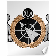 Iran Air Defense Force Badge - Silver Canvas 12  X 16  by abbeyz71
