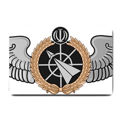 Iran Air Defense Force Badge - Silver Small Doormat  by abbeyz71