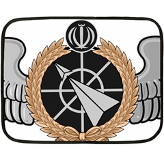 Iran Air Defense Force Badge - Silver Fleece Blanket (mini) by abbeyz71