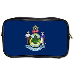 Flag Of Maine Toiletries Bag (one Side) by abbeyz71