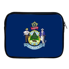 Flag Of Maine Apple Ipad 2/3/4 Zipper Cases by abbeyz71