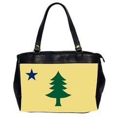 Flag Of Maine, 1901-1909 Oversize Office Handbag (2 Sides) by abbeyz71