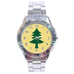Flag of Maine, 1901-1909 Stainless Steel Analogue Watch Front