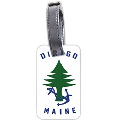 Maine Merchant & Marine Flag Luggage Tags (two Sides) by abbeyz71