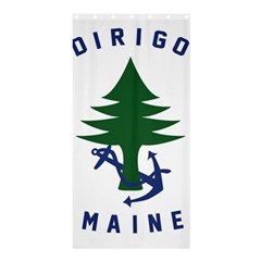 Maine Merchant & Marine Flag Shower Curtain 36  X 72  (stall)  by abbeyz71