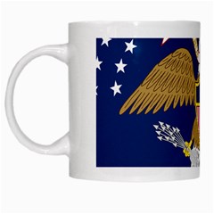 Flag Of The 20th Maine Volunteer Infantry Regiment White Mugs by abbeyz71