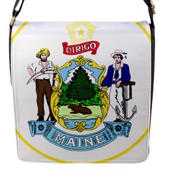 Great Seal Of The State Of Maine Flap Closure Messenger Bag (s) by abbeyz71