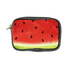 Juicy Paint Texture Watermelon Red And Green Watercolor Coin Purse