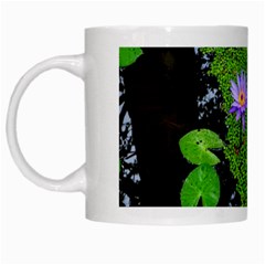 Lily Pond White Mugs by okhismakingart