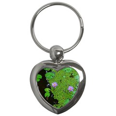 Lily Pond Key Chains (heart)  by okhismakingart