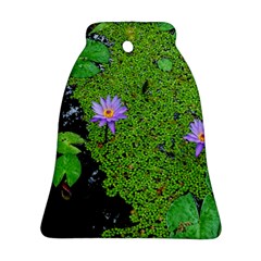 Lily Pond Bell Ornament (two Sides) by okhismakingart