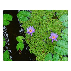 Lily Pond Double Sided Flano Blanket (large)  by okhismakingart