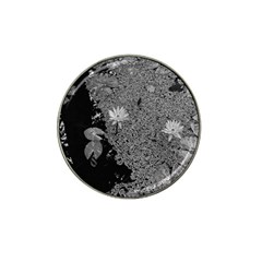 Black And White Lily Pond Hat Clip Ball Marker by okhismakingart
