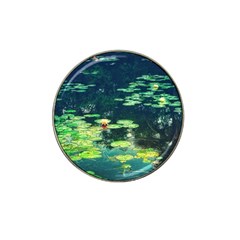 Lily Pond Ii Hat Clip Ball Marker by okhismakingart