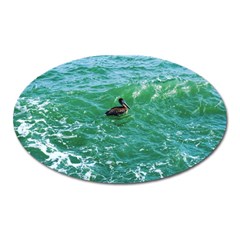 Waterbird  Oval Magnet by okhismakingart