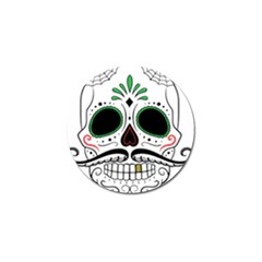 Day Of The Dead Skull Sugar Skull Golf Ball Marker