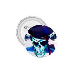 Skull Pirates Symbol Skeleton 1 75  Buttons