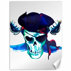 Skull Pirates Symbol Skeleton Canvas 36  X 48 