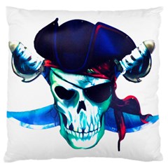 Skull Pirates Symbol Skeleton Large Cushion Case (two Sides)
