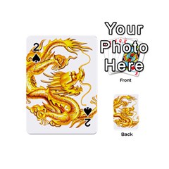 Chinese Dragon Golden Playing Cards 54 (mini)