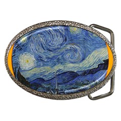 The Starry Night Starry Night Over The Rhne Pain Belt Buckles