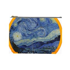 The Starry Night Starry Night Over The Rhne Pain Cosmetic Bag (large) by Sudhe