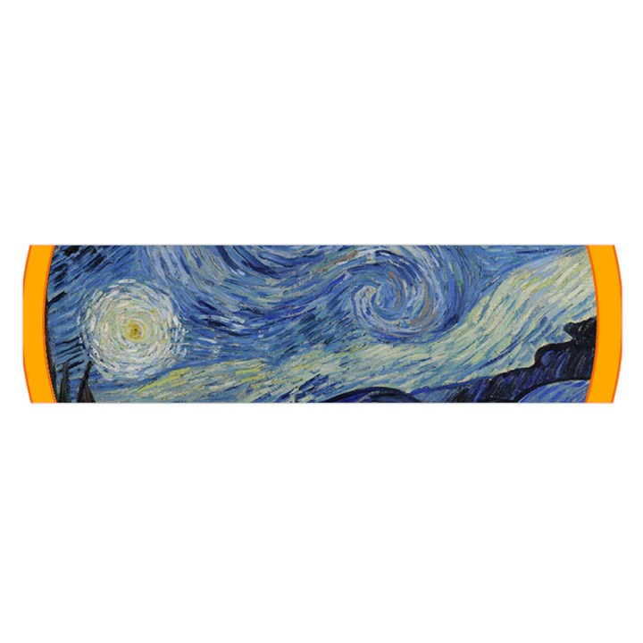 The Starry Night Starry Night Over The Rhne Pain Satin Scarf (Oblong)