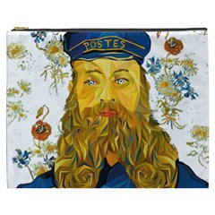 Vincent Van Gogh Cartoon Beard Illustration Bearde Cosmetic Bag (xxxl) by Sudhe