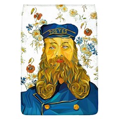 Vincent Van Gogh Cartoon Beard Illustration Bearde Removable Flap Cover (l) by Sudhe