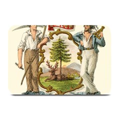 Historic Maine State Coat Of Arms, 1876 Plate Mats by abbeyz71