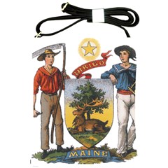 Maine State Coat Of Arms (str?hl), 1899 Shoulder Sling Bag by abbeyz71