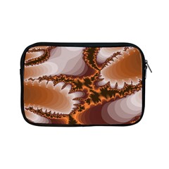 Fractal Pattern Shades Of Brown Apple Ipad Mini Zipper Cases by Pakrebo