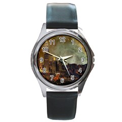 Big City Anorama Round Metal Watch by Pakrebo