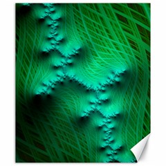 Fractal Maths Design Backdrop Canvas 20  X 24  by Pakrebo