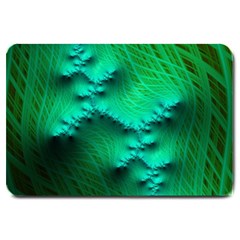 Fractal Maths Design Backdrop Large Doormat  by Pakrebo