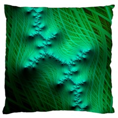 Fractal Maths Design Backdrop Large Cushion Case (one Side) by Pakrebo