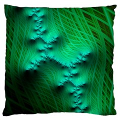 Fractal Maths Design Backdrop Large Flano Cushion Case (two Sides) by Pakrebo