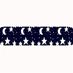 Starry Night Cartoon Print Pattern Large Bar Mats by dflcprintsclothing