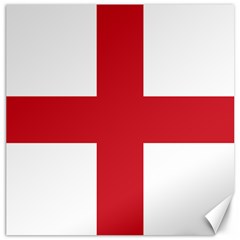 Flag Of England Canvas 12  X 12  by abbeyz71