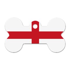 Flag Of England Dog Tag Bone (two Sides) by abbeyz71