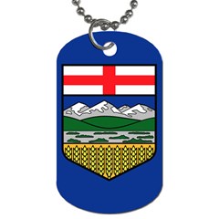 Flag Of Alberta Dog Tag (two Sides) by abbeyz71