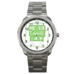 Never Look Back Sport Metal Watch by Melcu