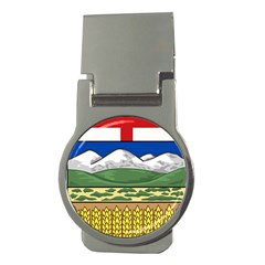 Provincial Shield of Alberta Money Clips (Round) 