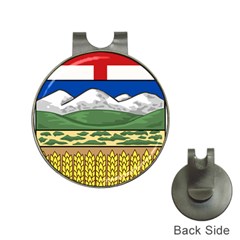 Provincial Shield of Alberta Hat Clips with Golf Markers