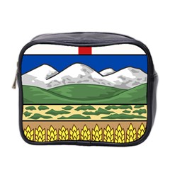Provincial Shield Of Alberta Mini Toiletries Bag (two Sides) by abbeyz71